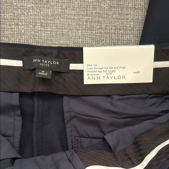 Ann Taylor The Straight Navy Pants - Picture 3 of 6